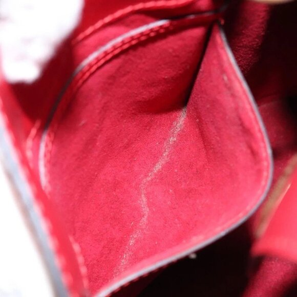 LOUIS VUITTON Epi Cluny Shoulder Bag Red M52257 LV Auth gh714 - Picture 13 of 16